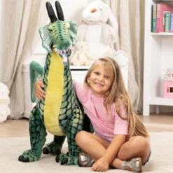 Winged Dragon Lifelike Plush Stuffed Animal