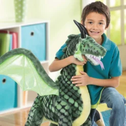 Winged Dragon Lifelike Plush Stuffed Animal