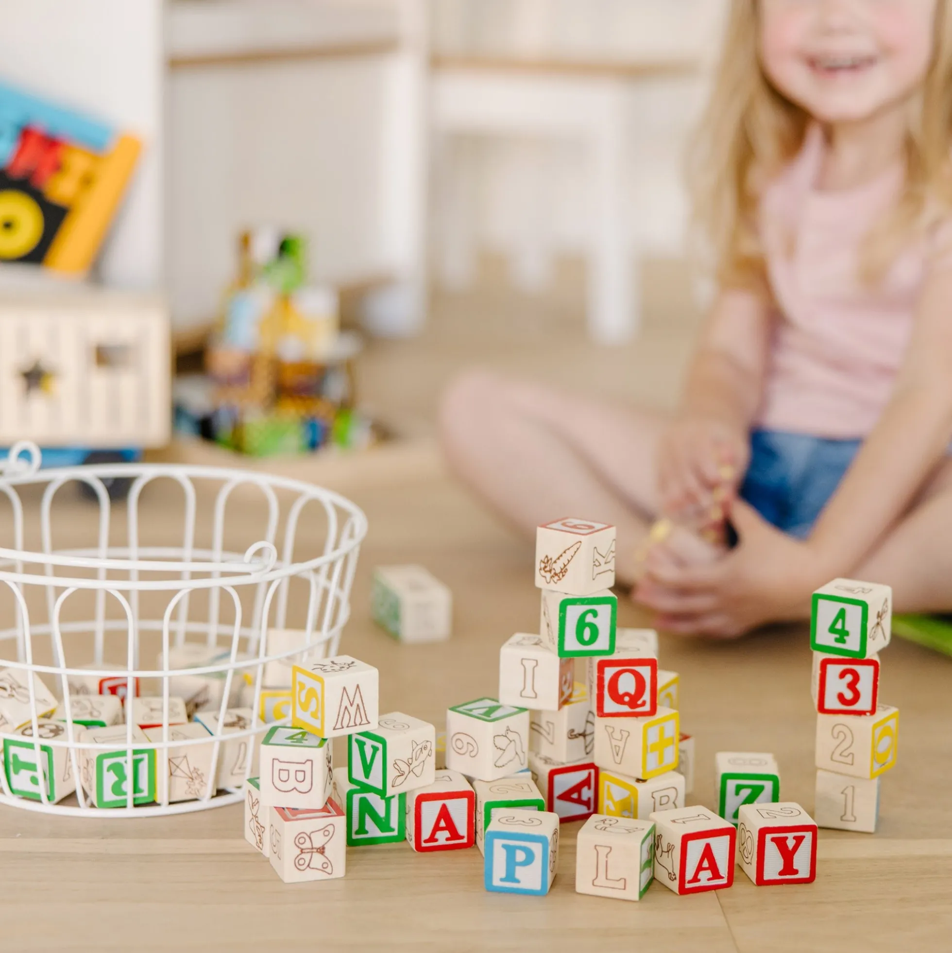 Wooden ABC/123 Blocks