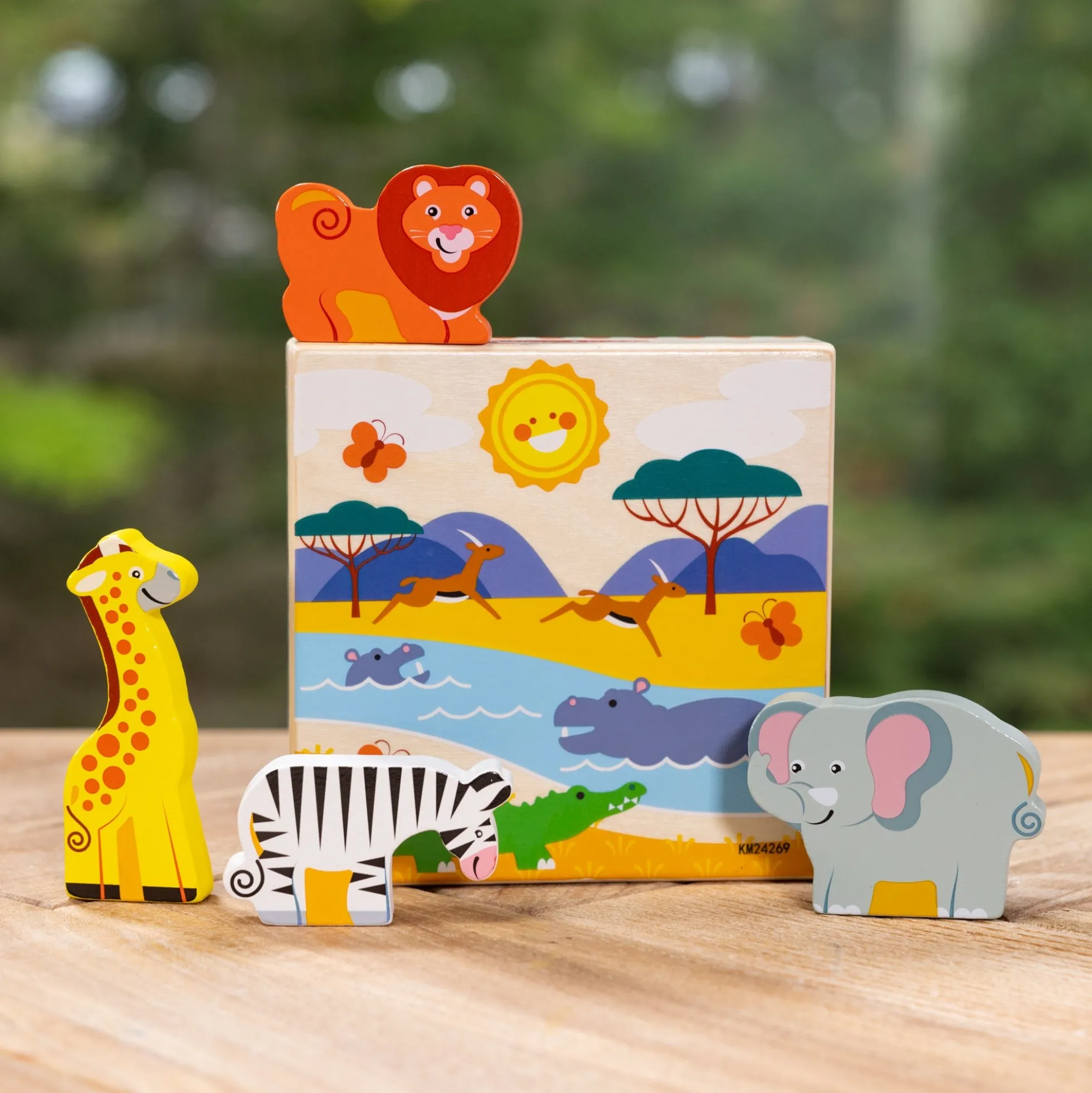 Wooden Animal Matching - Safari