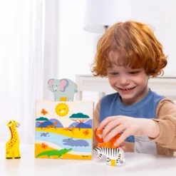 Wooden Animal Matching - Safari