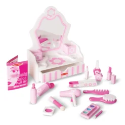 Wooden Beauty Salon Play Set