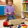 Wooden Big Rig Building Set