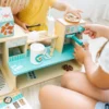 Wooden Cafe Barista Coffee Shop