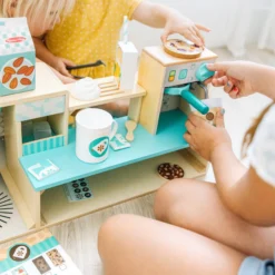 Wooden Cafe Barista Coffee Shop