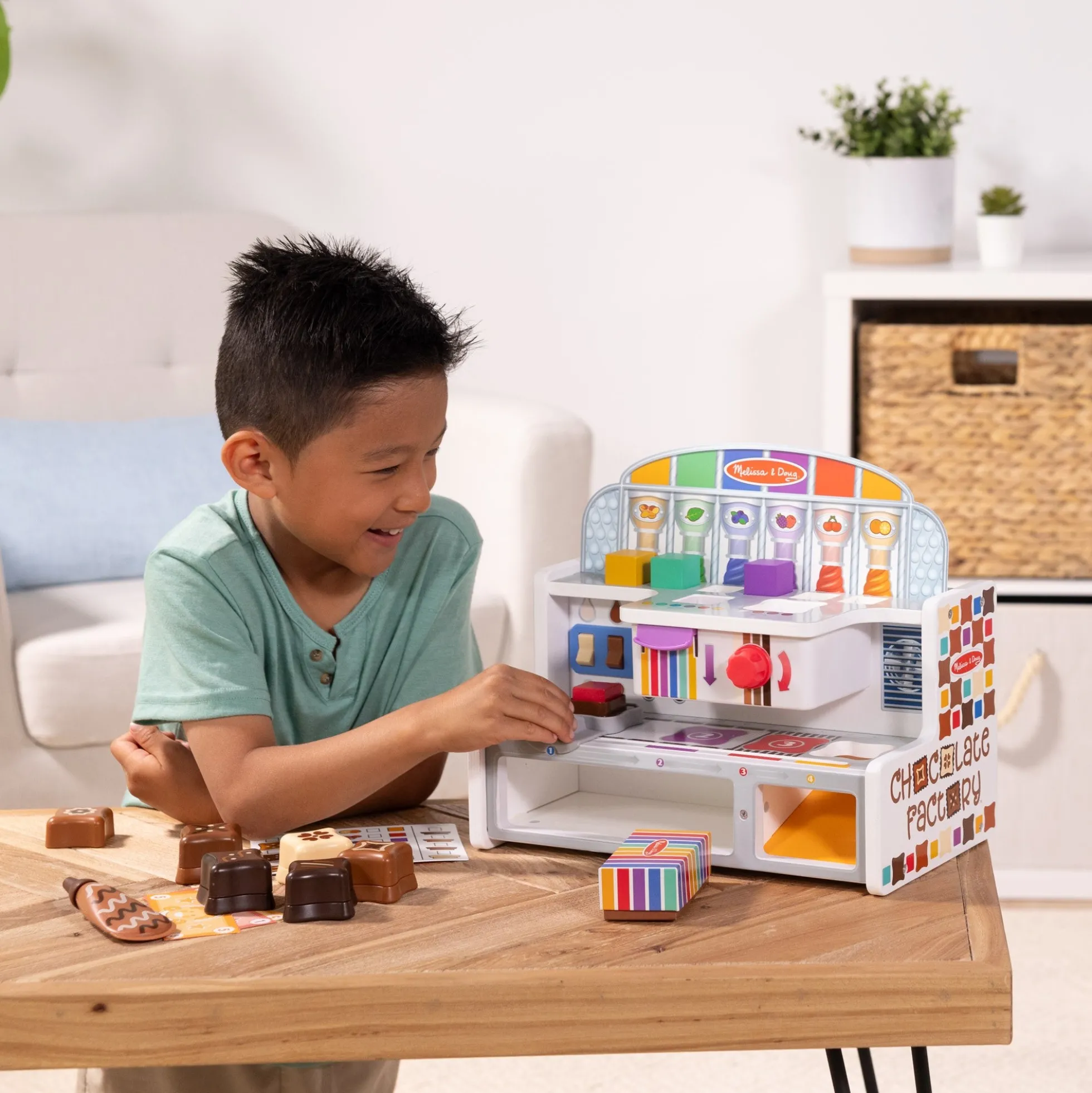 Wooden Chocolate Factory Play Set