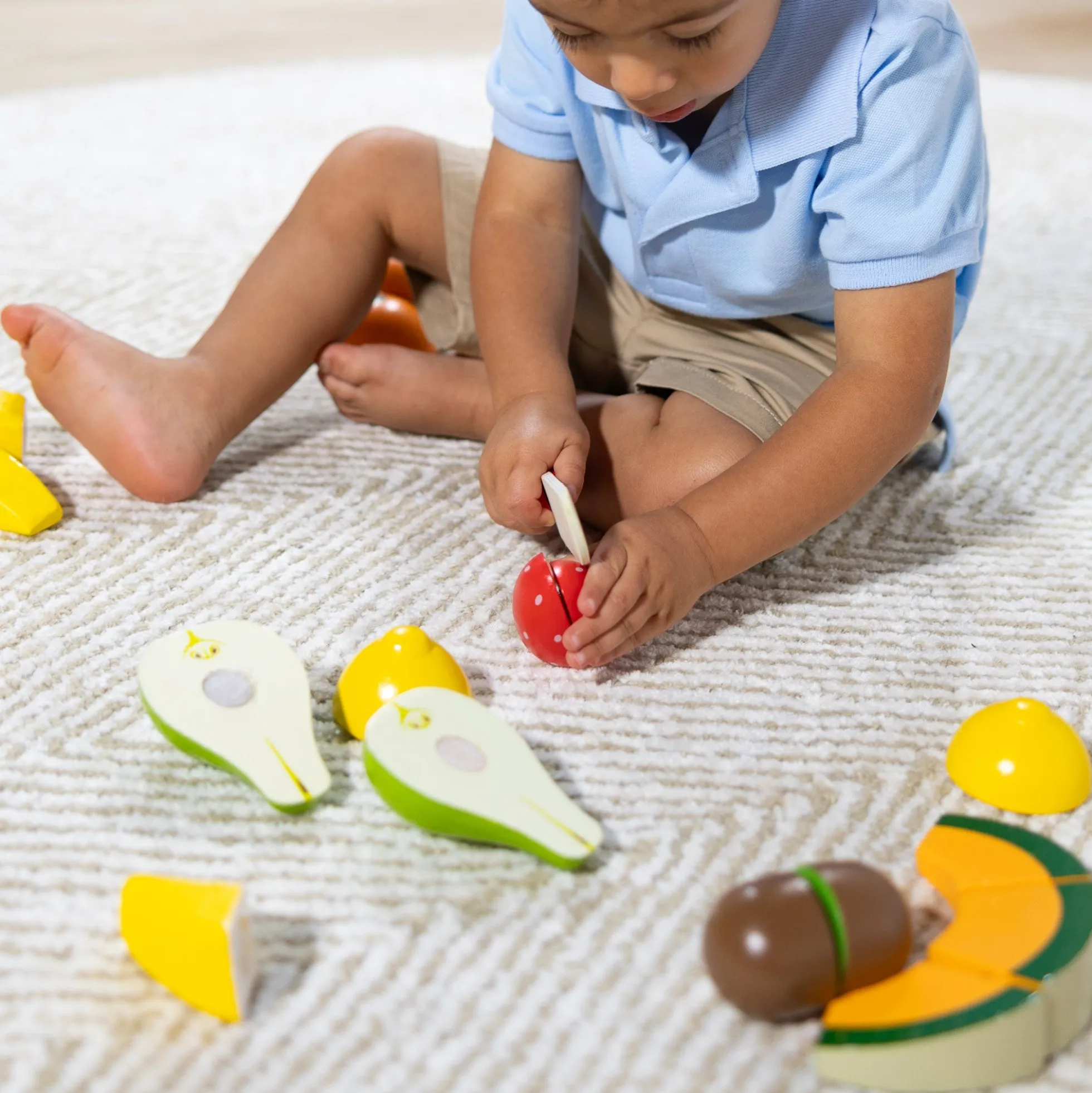 Wooden Cutting Fruit Play Food