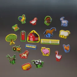 Wooden Farm Magnets