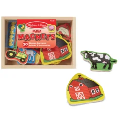 Wooden Farm Magnets