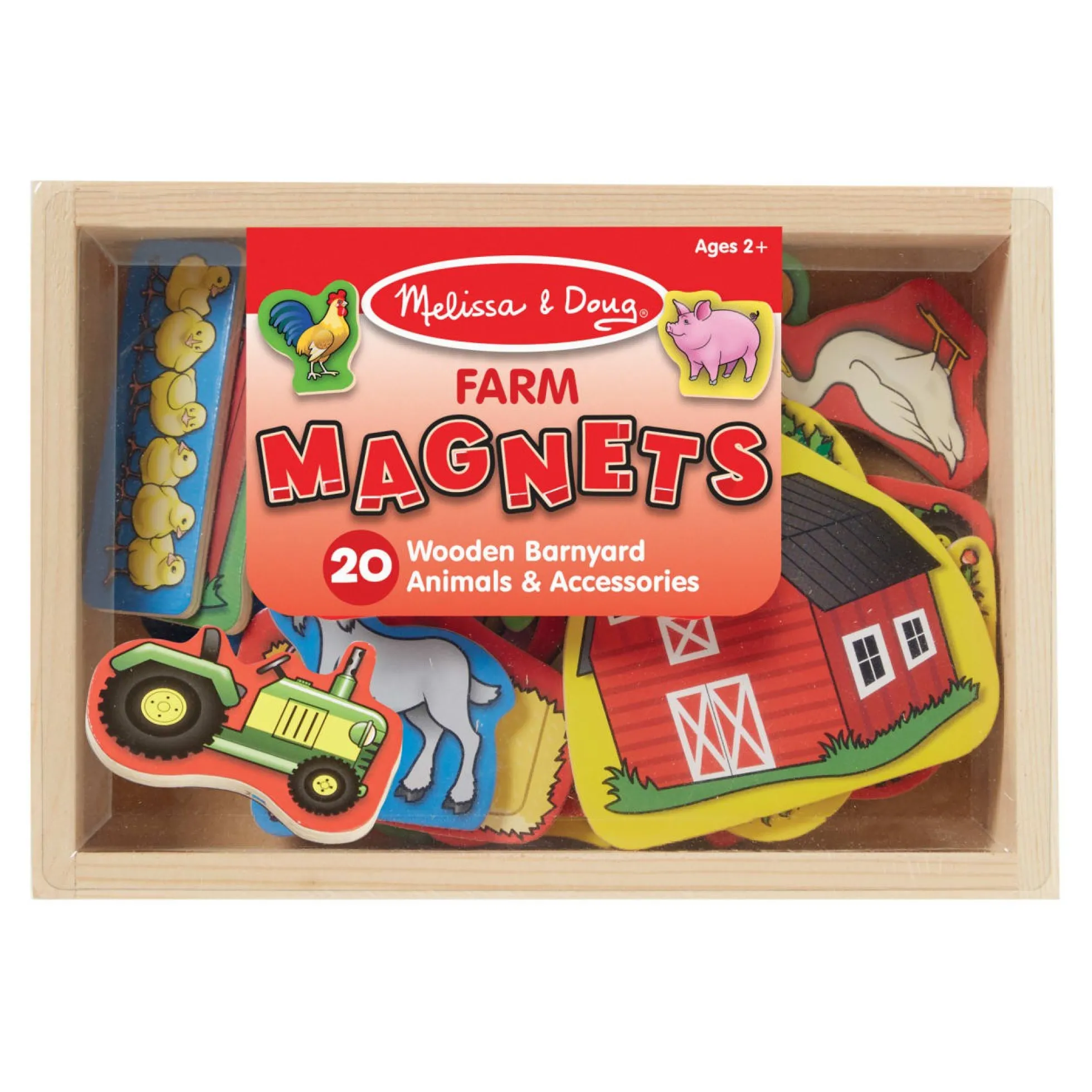 Wooden Farm Magnets