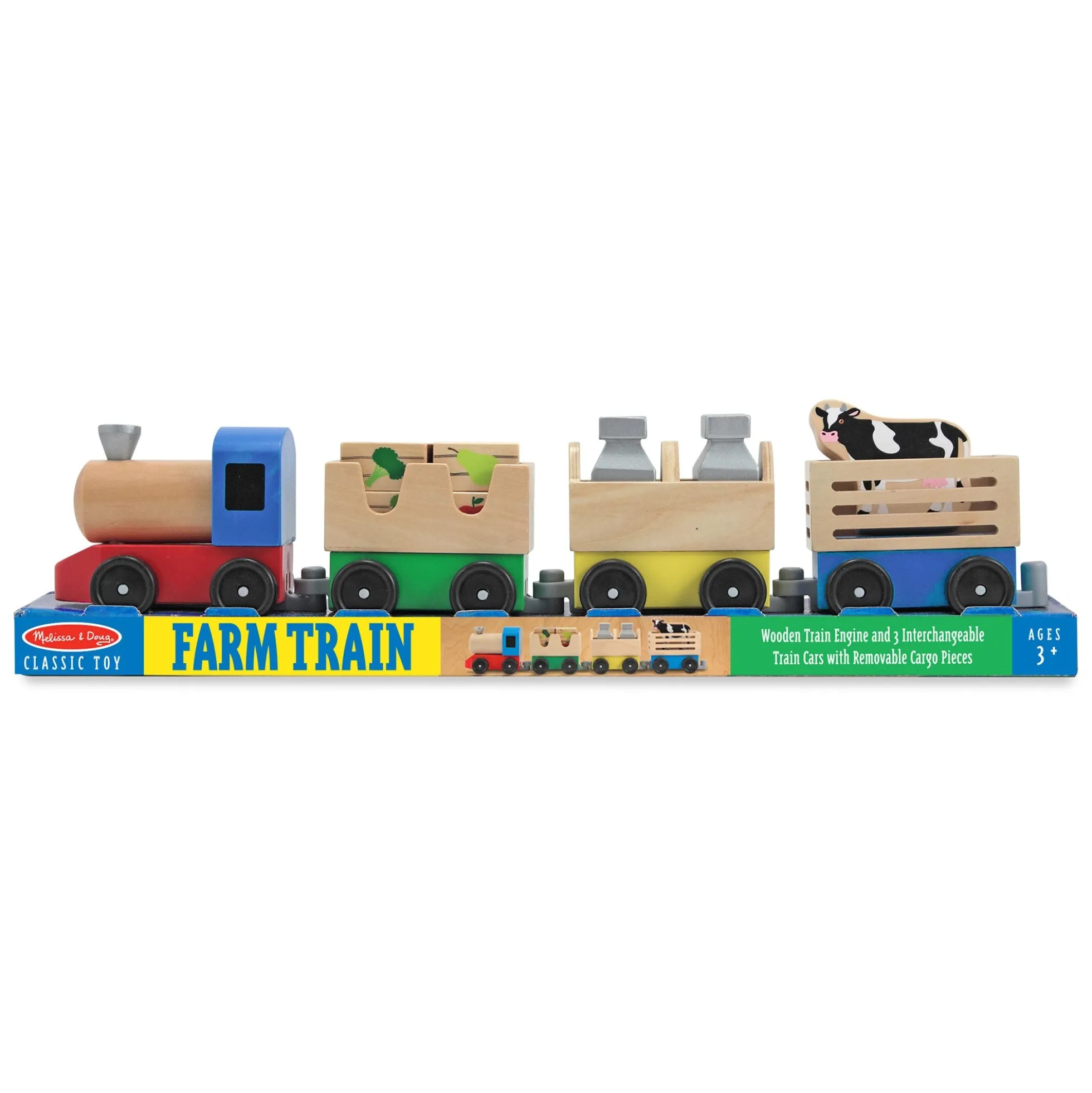 Wooden Farm Train
