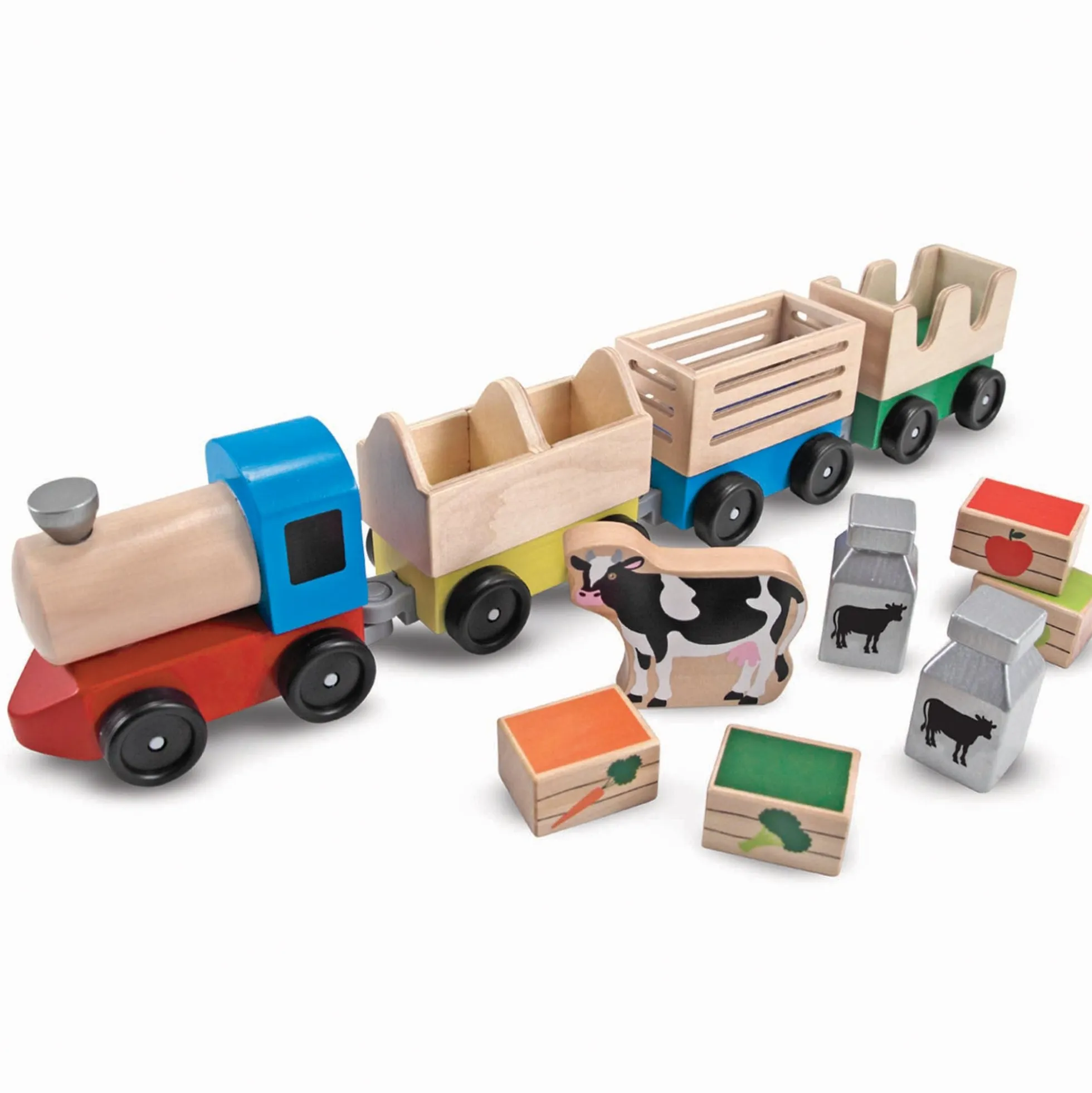 Wooden Farm Train