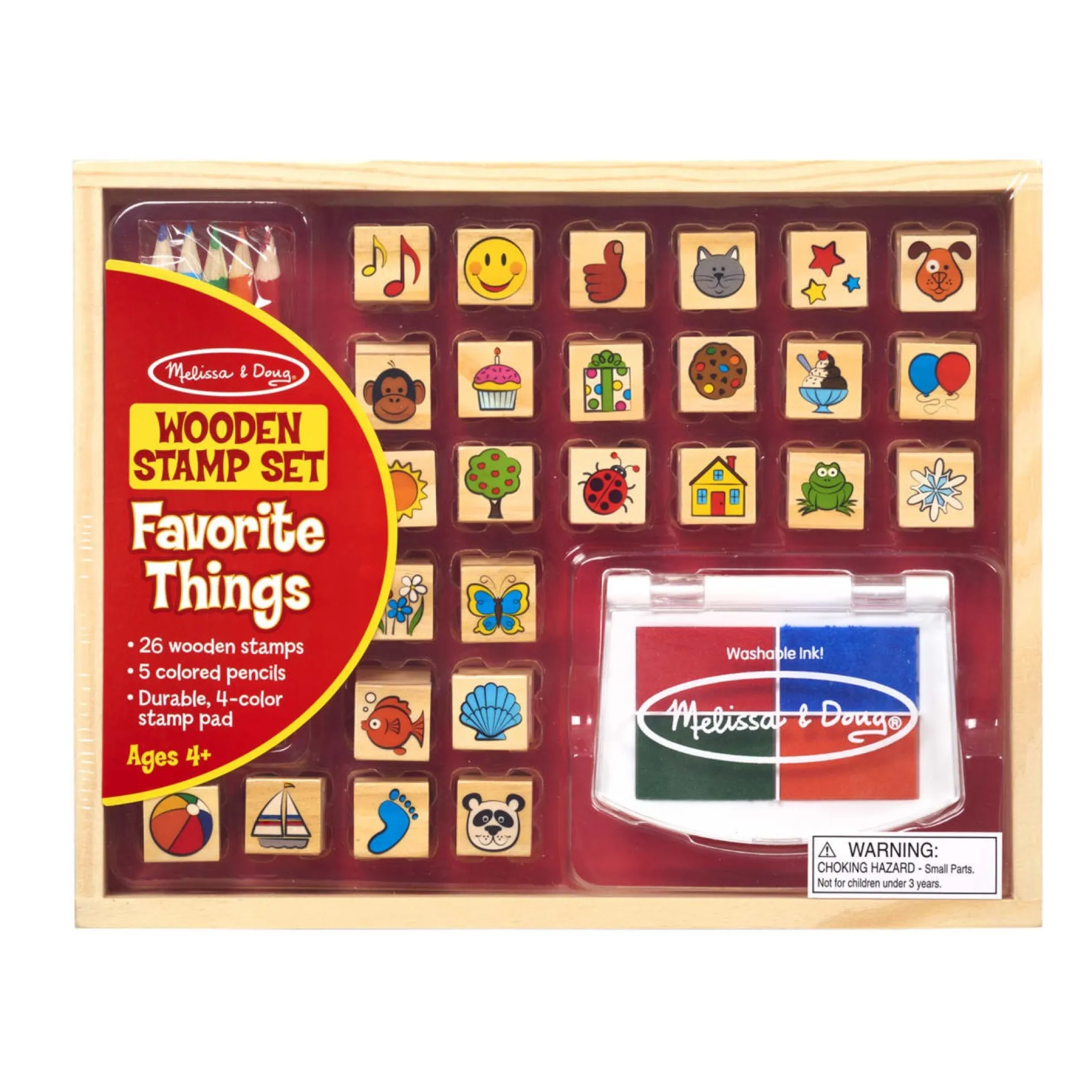 Wooden Favorite Things Stamp Set