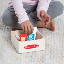 Wooden Food Groups Play Set – Dairy