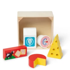 Wooden Food Groups Play Set – Dairy