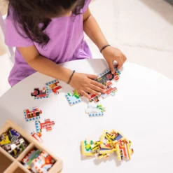 Wooden Jigsaw Puzzles in a Box - Vehicles