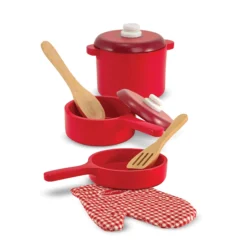 Wooden Kitchen Accessory Play Set