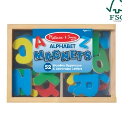Wooden Letter Alphabet Magnets