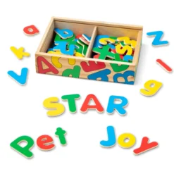 Wooden Letter Alphabet Magnets