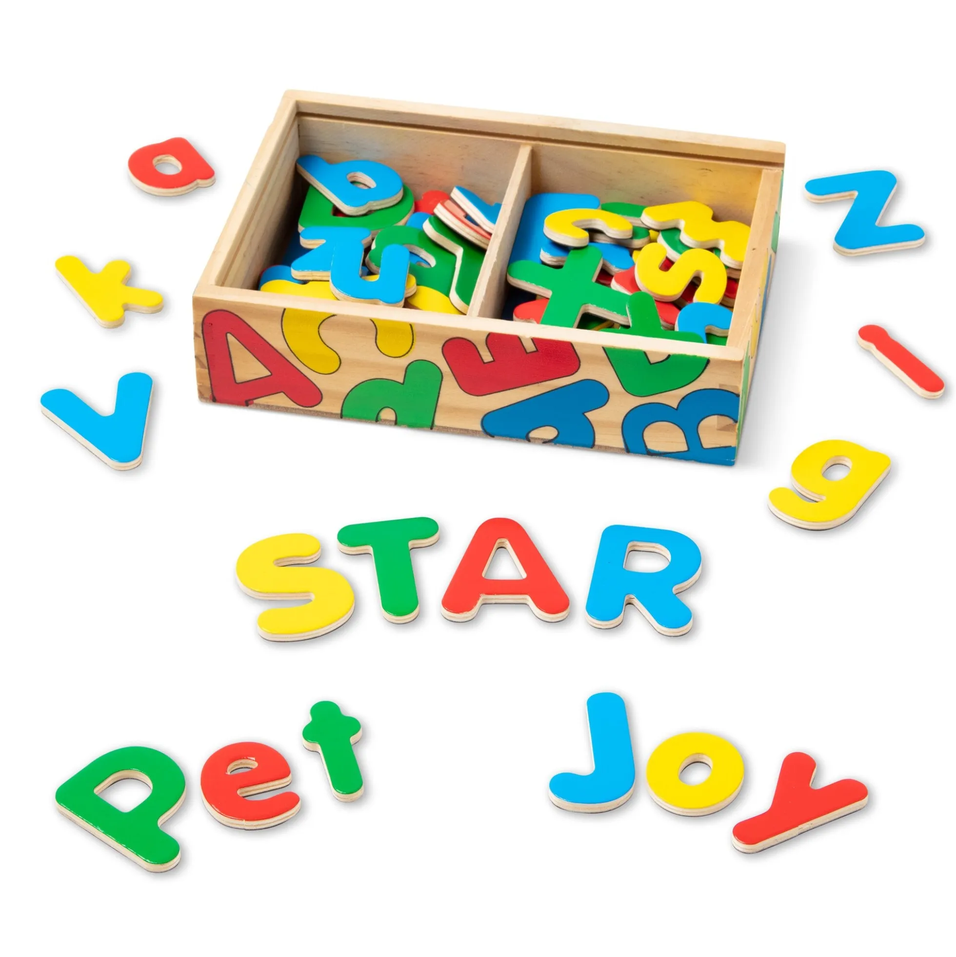 Wooden Letter Alphabet Magnets