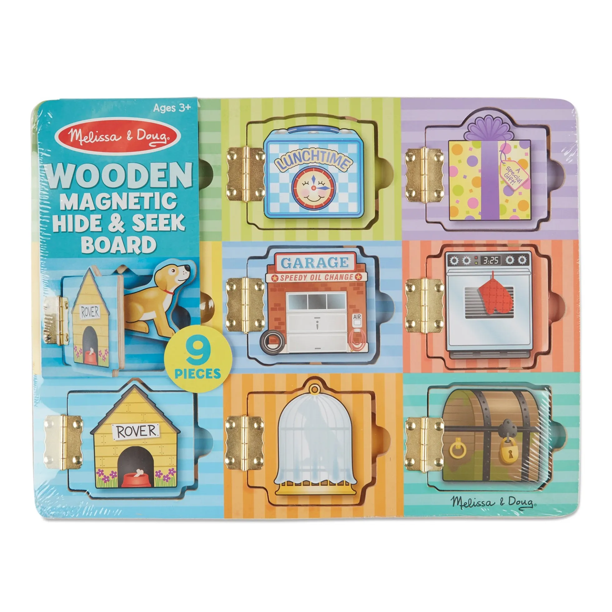 Wooden Magnetic Hide & Seek Board