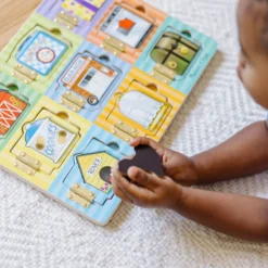 Wooden Magnetic Hide & Seek Board