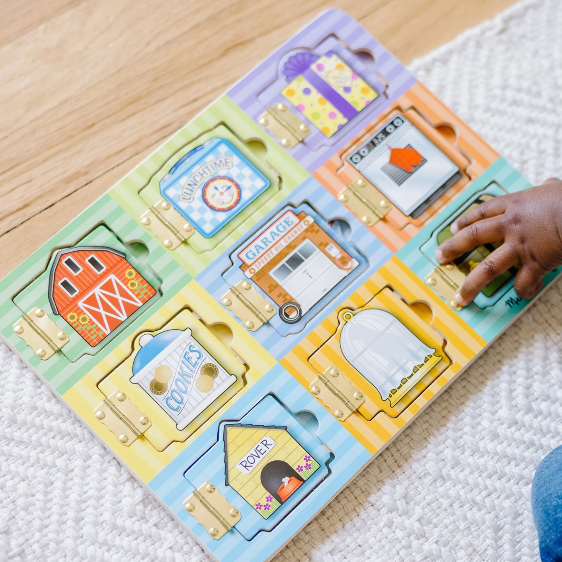 Wooden Magnetic Hide & Seek Board