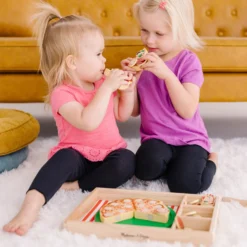 Wooden Pizza Party Play Set