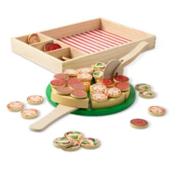 Wooden Pizza Party Play Set