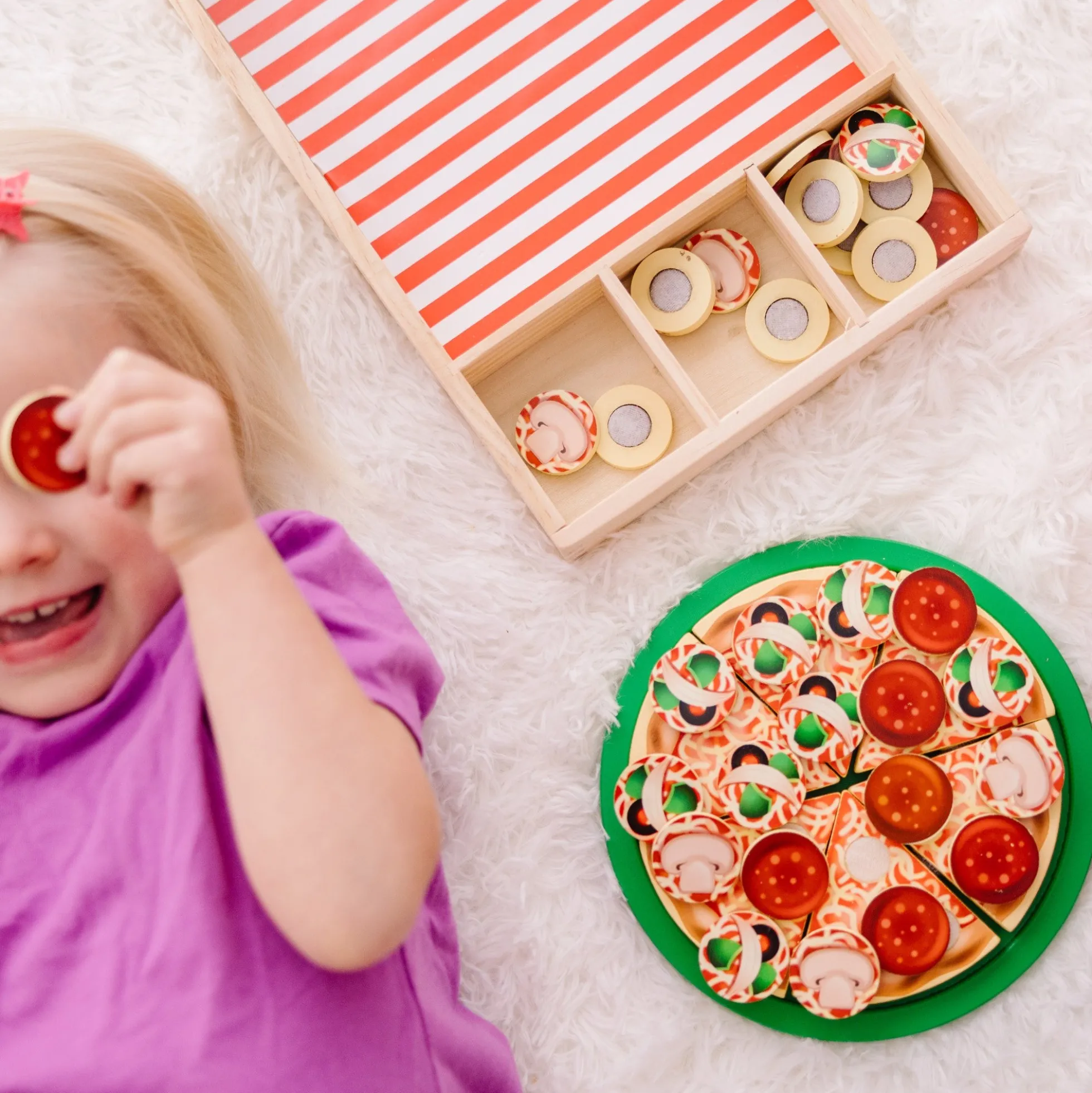 Wooden Pizza Party Play Set