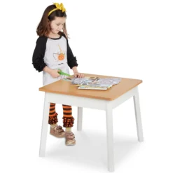 Wooden Square Table