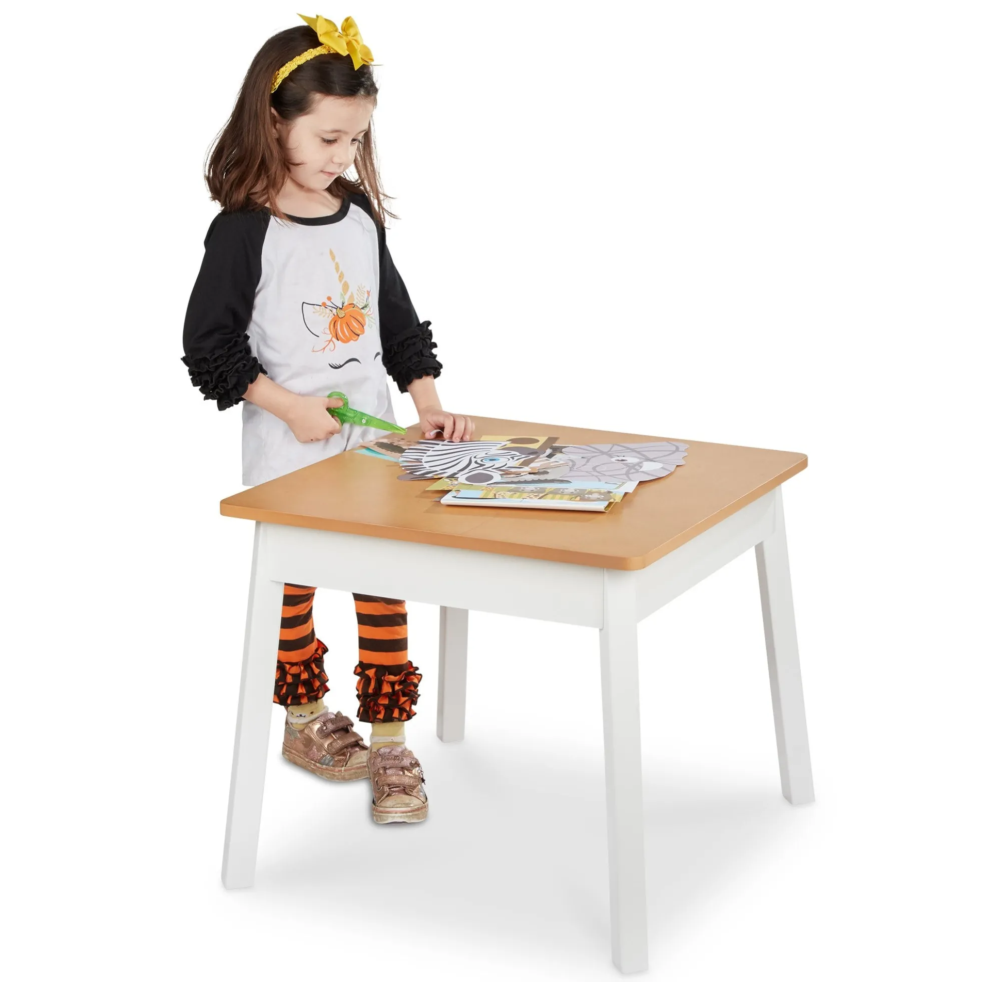 Wooden Square Table