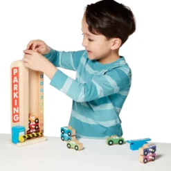 Wooden Stack & Count Parking Garage