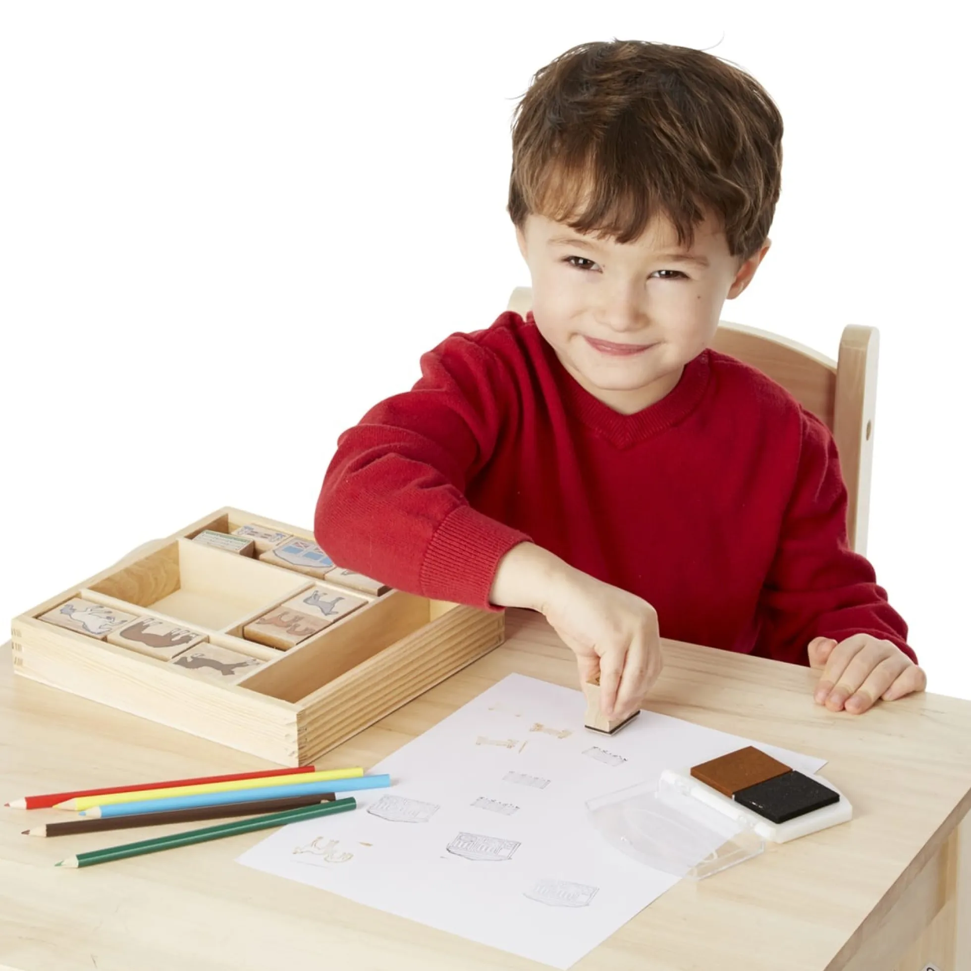 Wooden Stamp Set - Horses