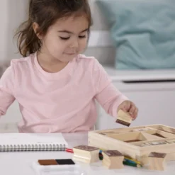 Wooden Stamp Set - Horses
