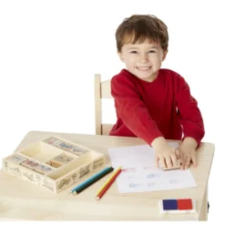Wooden Stamp Set - Vehicles