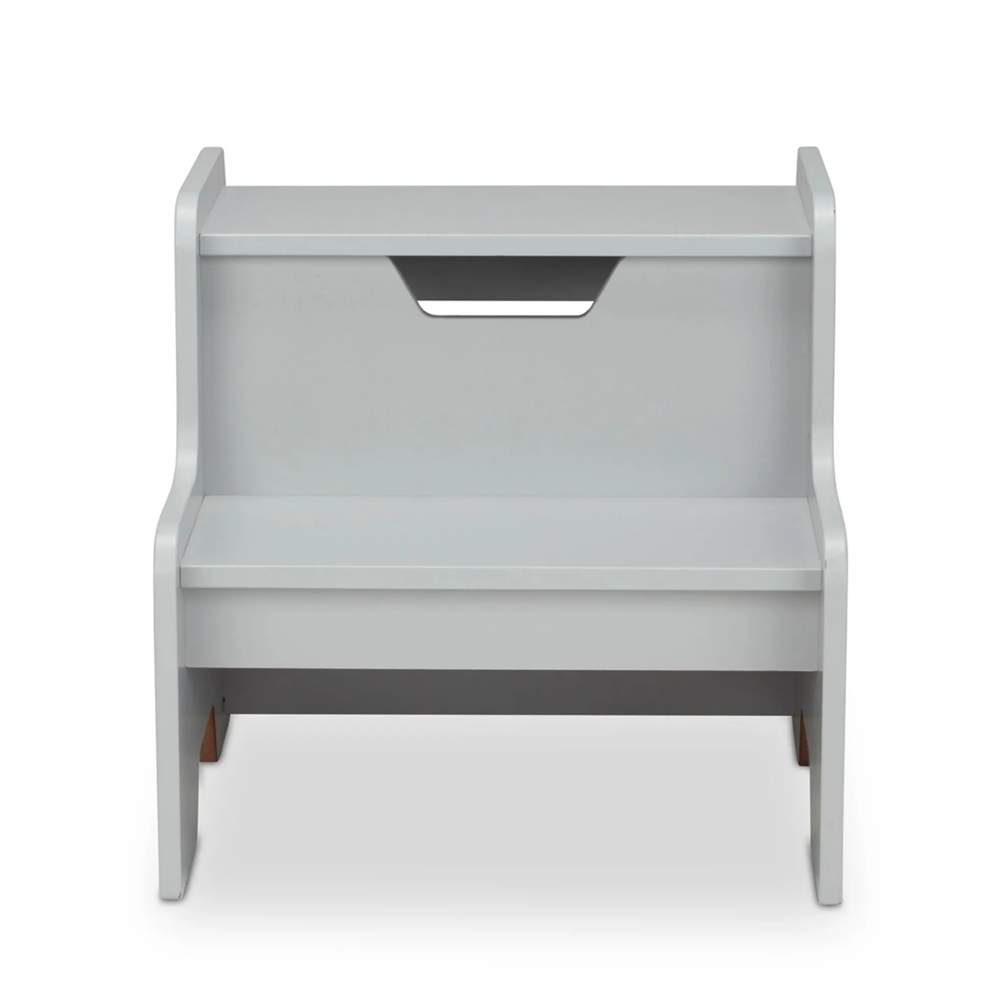 Wooden Step Stool – Gray