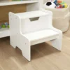 Wooden Step Stool - White