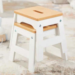 Wooden Stools – Set of 2