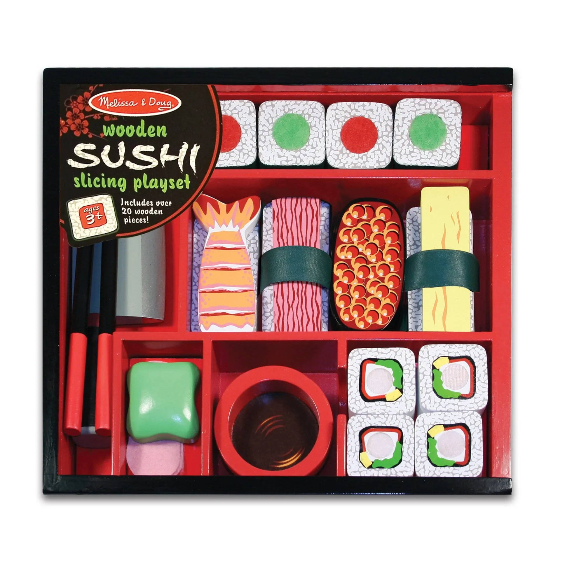 Wooden Sushi Slicing Play Set