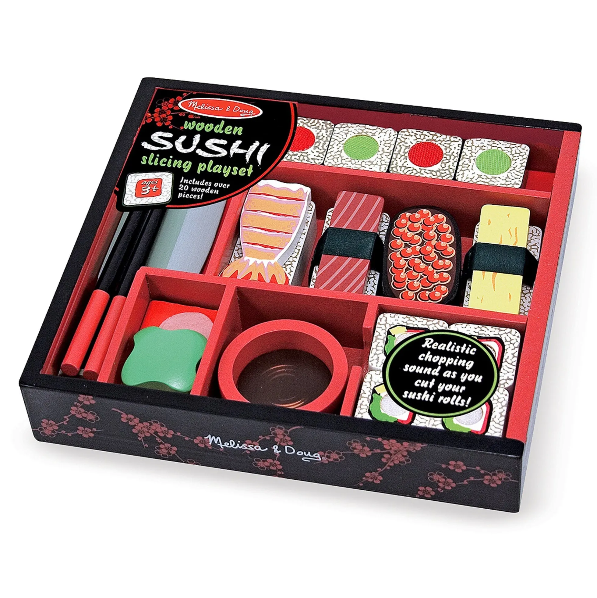Wooden Sushi Slicing Play Set