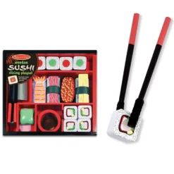 Wooden Sushi Slicing Play Set