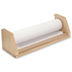 Wooden Tabletop Paper Roll Dispenser
