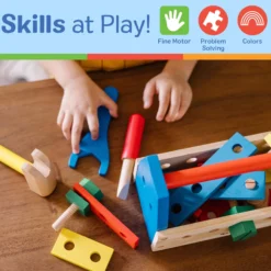Wooden Take-Along Tool Kit