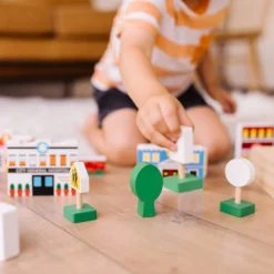 Wooden Town Play Set