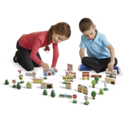 Wooden Town Play Set