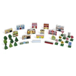 Wooden Town Play Set