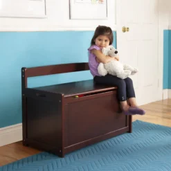 Wooden Toy Chest (Espresso)
