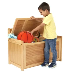 Wooden Toy Chest (Honey)