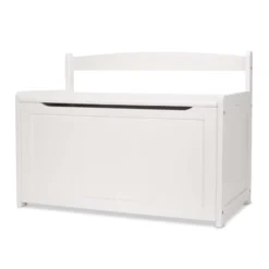 Wooden Toy Chest (White)